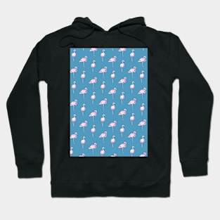 Flamingo, Flamingos pattern, Print, Tropical, Bird, Pattern, Funny art, Modern art, Wall art, Print, Minimalistic, Modern Hoodie